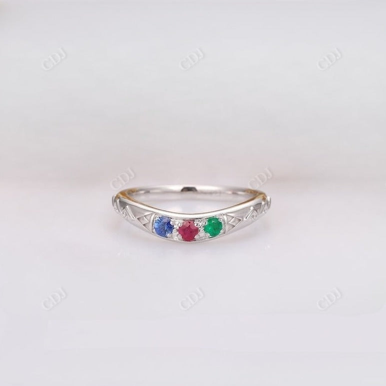 0.21CTW Round Cut Real Diamond Video Game Matching Wedding Band  customdiamjewel 10 KT Solid Gold White Gold VVS-EF