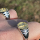 Unique Two Tone Jesus Statue Ring  customdiamjewel   