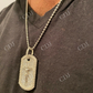Dog Tag Iced Baguette Diamond Jesus Pendant  customdiamjewel   