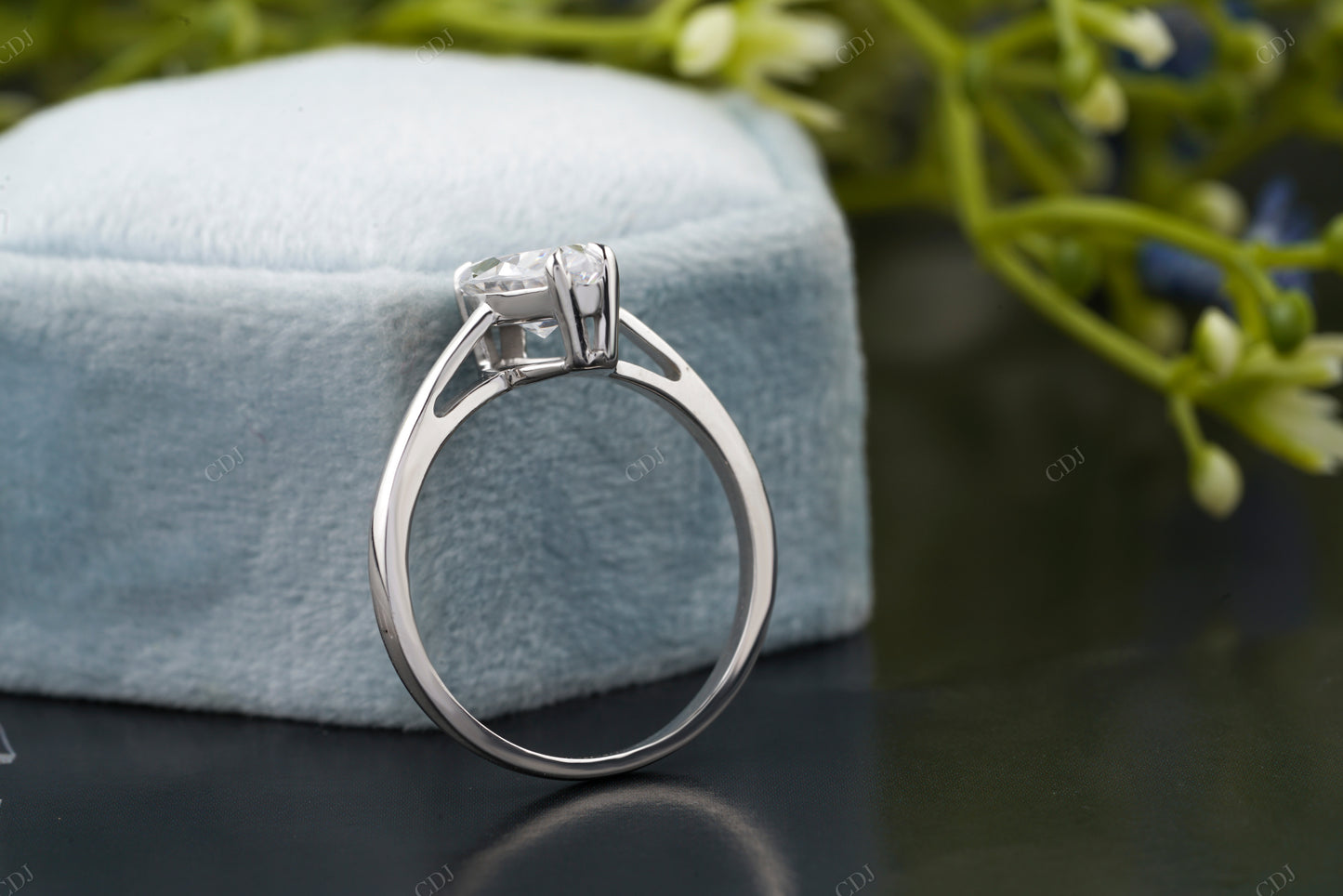 Marquise Lab-Grown Diamond Thin Band