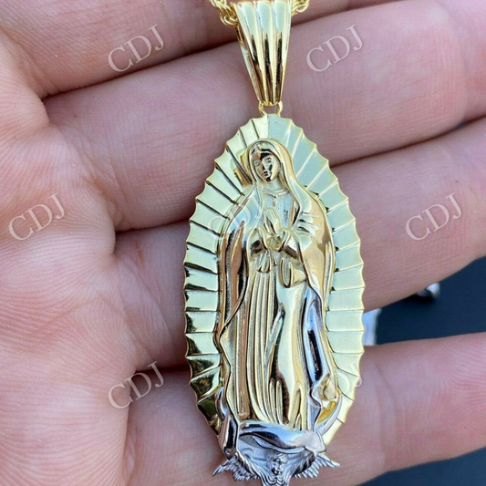 Men's Virgin Mary Pendant  customdiamjewel   