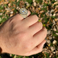 Iced Out Round Shaped Baguette Diamond Ring  customdiamjewel   