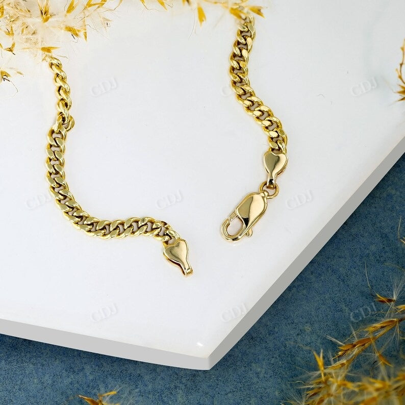 Lab Grown Diamond Cuban Link Tennis Bracelet  customdiamjewel   