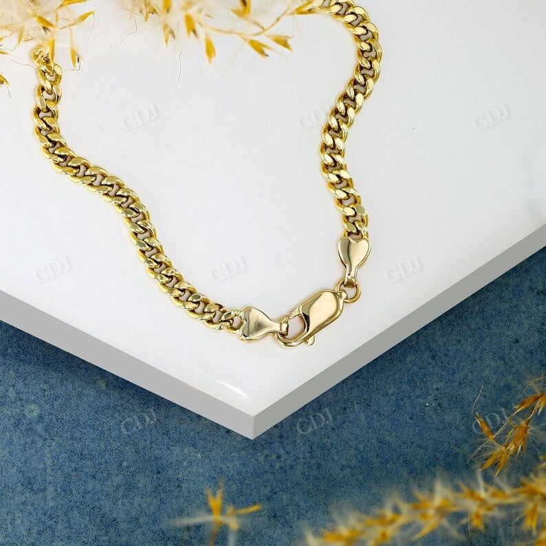 Lab Grown Diamond Cuban Link Tennis Bracelet  customdiamjewel   