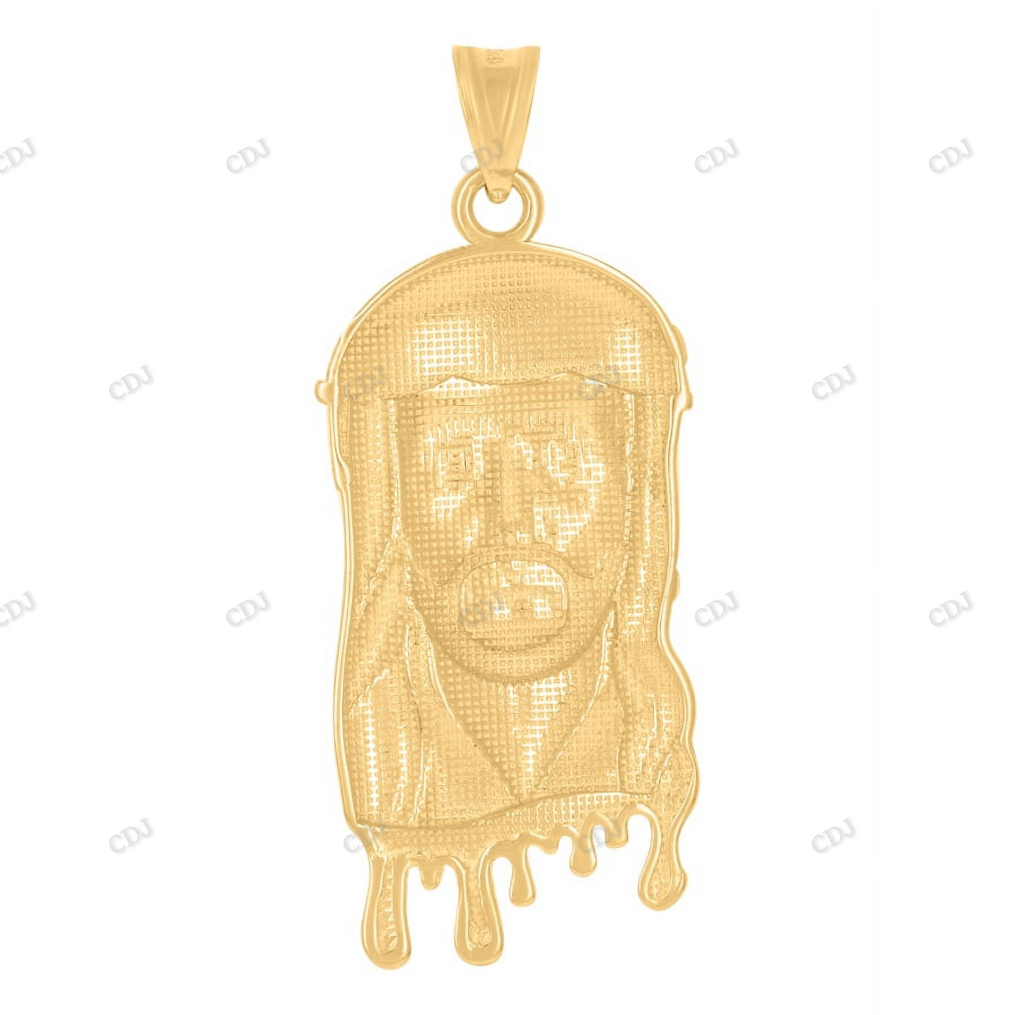 Two tone Religious Dripping Charm Jesus Pendant hip hop jewelry CustomDiamJewel
