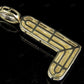 1.4" 0.65 CTW 18K Gold Natural Diamond Custom L Letter Pendant CustomDiamJewel
