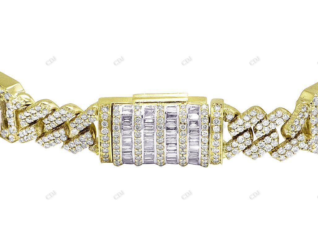 New Style Silver Moissanite Iced Out Cuban Bracelet