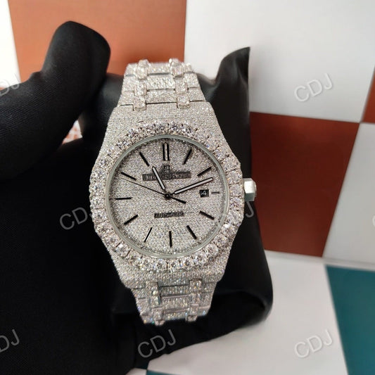Iced Out Diamond Automatic AP Modified Watch customdiamjewel