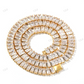9MM Baguette Diamond Tennis Chain hip hop jewelry CustomDiamJewel
