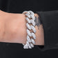 Sterling Silver Full Ice Out Hip Hop Style Bracelet For Man hip hop jewelry CustomDiamJewel