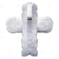 Lab Grown 14K White Gold Diamond Cross Pendant Hip Hop Pendent CustomDiamJewel