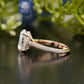 Oval Lab-Grown Three-Row Pavé Ring