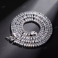 9MM Baguette Diamond Tennis Chain hip hop jewelry CustomDiamJewel