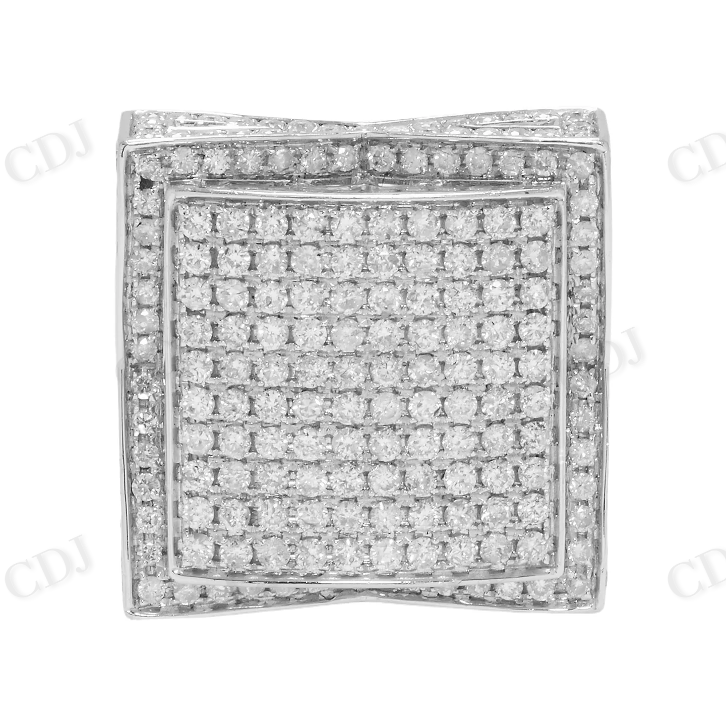 4.30 CTW Sterling Silver Iced Out Unisex Ring Hip Hop Ring customdiamjewel