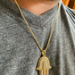Hip Hop Hamsa Hand Lab Grown Diamond Pendant  customdiamjewel   