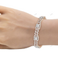 New Style Silver Moissanite Iced Out Cuban Bracelet