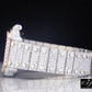 Moissanite Square Dial Iced Out Cartier Santos Watch customdiamjewel