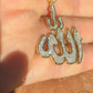 Mens Allah Islam Diamond Pendant  customdiamjewel   