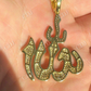 Mens Allah Islam Diamond Pendant  customdiamjewel   