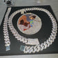 Hip Hop Style 14K White Gold Diamond Pendant hip hop jewelry CustomDiamJewel   