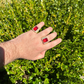 Radiant Cut Yellow Gold Ruby Stone Ring  customdiamjewel   