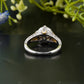 Lab-Grown Diamond Vintage Halo Ring