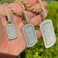 Dog Tag Iced Hip Hop Pendant  customdiamjewel   