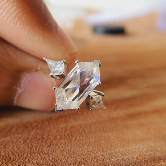 Baguette Cut Lab-Grown Diamond Ring