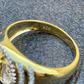 Handmade Unique Jesus Design Gold Ring  customdiamjewel   