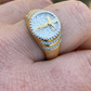 Handmade Unique Jesus Design Gold Ring  customdiamjewel   