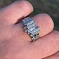 10K White Gold Baguette Diamond Ring  customdiamjewel   