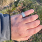10K White Gold Baguette Diamond Ring  customdiamjewel   