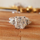 Cushion Lab-Grown Diamond Trilogy Ring