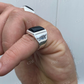 925 Sterling Silver Black Onyx Signet Ring  customdiamjewel   