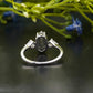 Hexagon Lab-Grown Diamond Trillogy Ring customdiamjewel