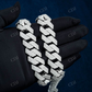 Four Row White Diamond Hip Hop Cuban Chain for Him hip hop jewelry customdiamjewel   
