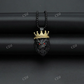 High Quality Lion Face Solid Gold Hip Hop Pendant hip hop jewelry CustomDiamJewel