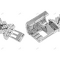 Popular Two Row Silver Moissanite Chanky Bracelet