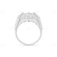 Baguette & Round Diamond Lab Grown Diamond Hip Hop Ring hip hop jewelry CustomDiamJewel