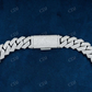 Four Row White Diamond Hip Hop Cuban Chain for Him hip hop jewelry customdiamjewel   