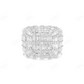 Baguette & Round Diamond Lab Grown Diamond Hip Hop Ring hip hop jewelry CustomDiamJewel