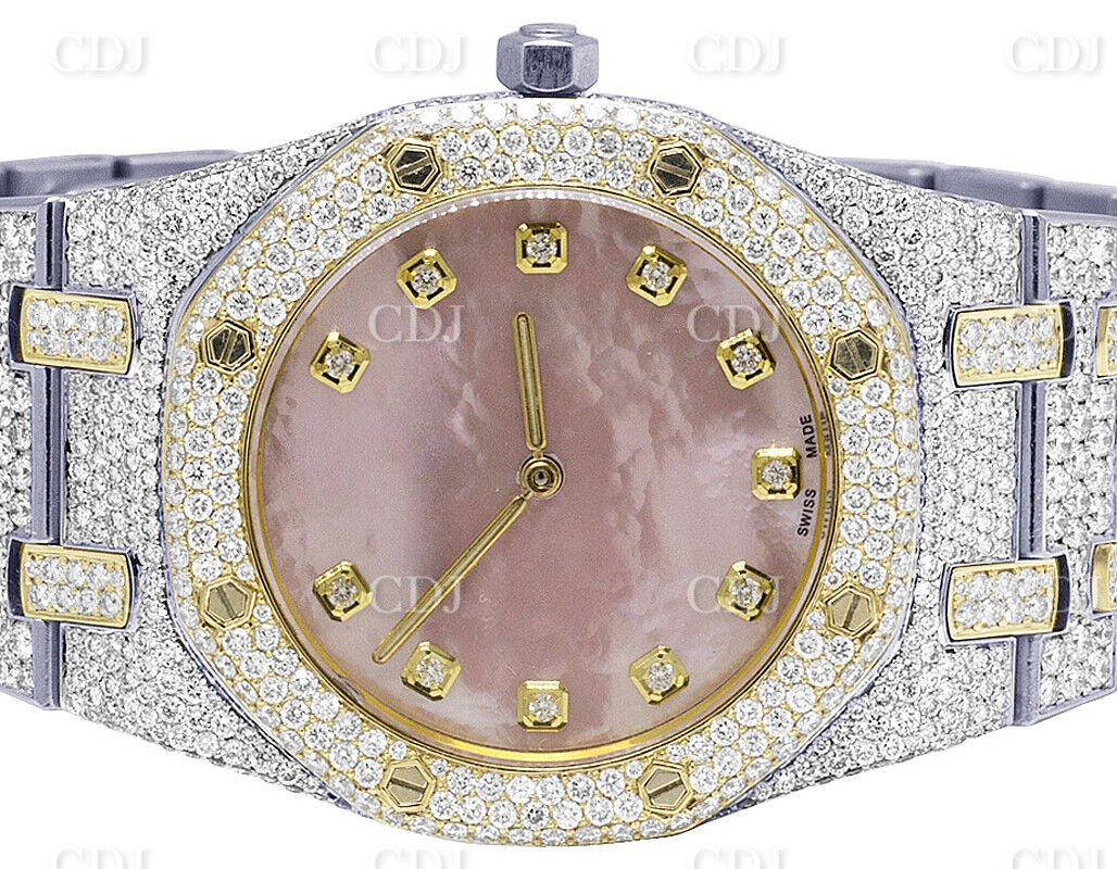 GRA Certified Moissanite Studded AP watch customdiamjewel