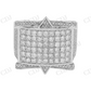2.39 CTW Hip Hop 925 Silver Moissanite Unisex Ring Hip Hop Ring customdiamjewel