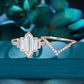 Hexagon and Baguette Cut Lab Grown Diamond Ring Set customdiamjewel