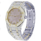 Fully Iced Out AP Two Tone Customized VVS Moissanite Diamond Watch customdiamjewel