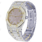 GRA Certified Moissanite Studded AP watch customdiamjewel