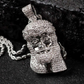 Moissanite Fully Iced Out Jesus Head Pendant hip hop jewelry CustomDiamJewel