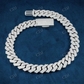 4 Row 20MM Cuabn Link Chain 14K White Gold hip hop jewelry customdiamjewel   