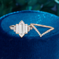 Hexagon and Baguette Cut Lab Grown Diamond Ring Set customdiamjewel
