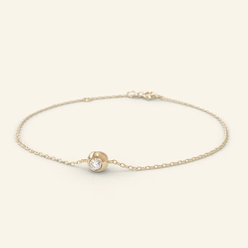 0.22CT Two-Sided Natural Diamond Bracelet